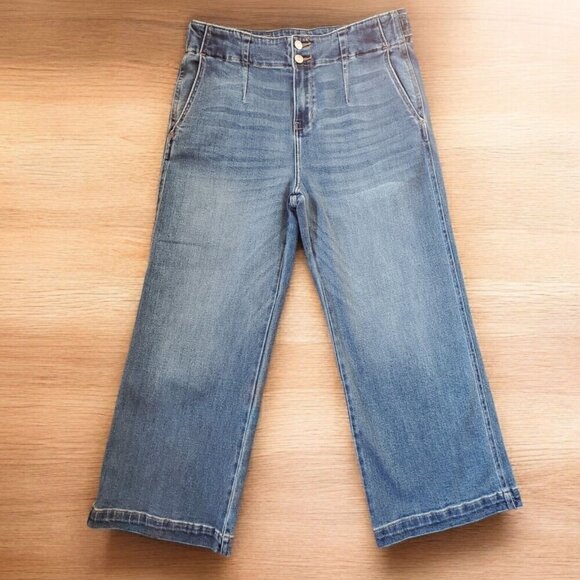 Artemis Vintage Jeans Women's Size 11/29 Wide Leg Adjustable Waist Ankle Stretch - Picture 1 of 14
